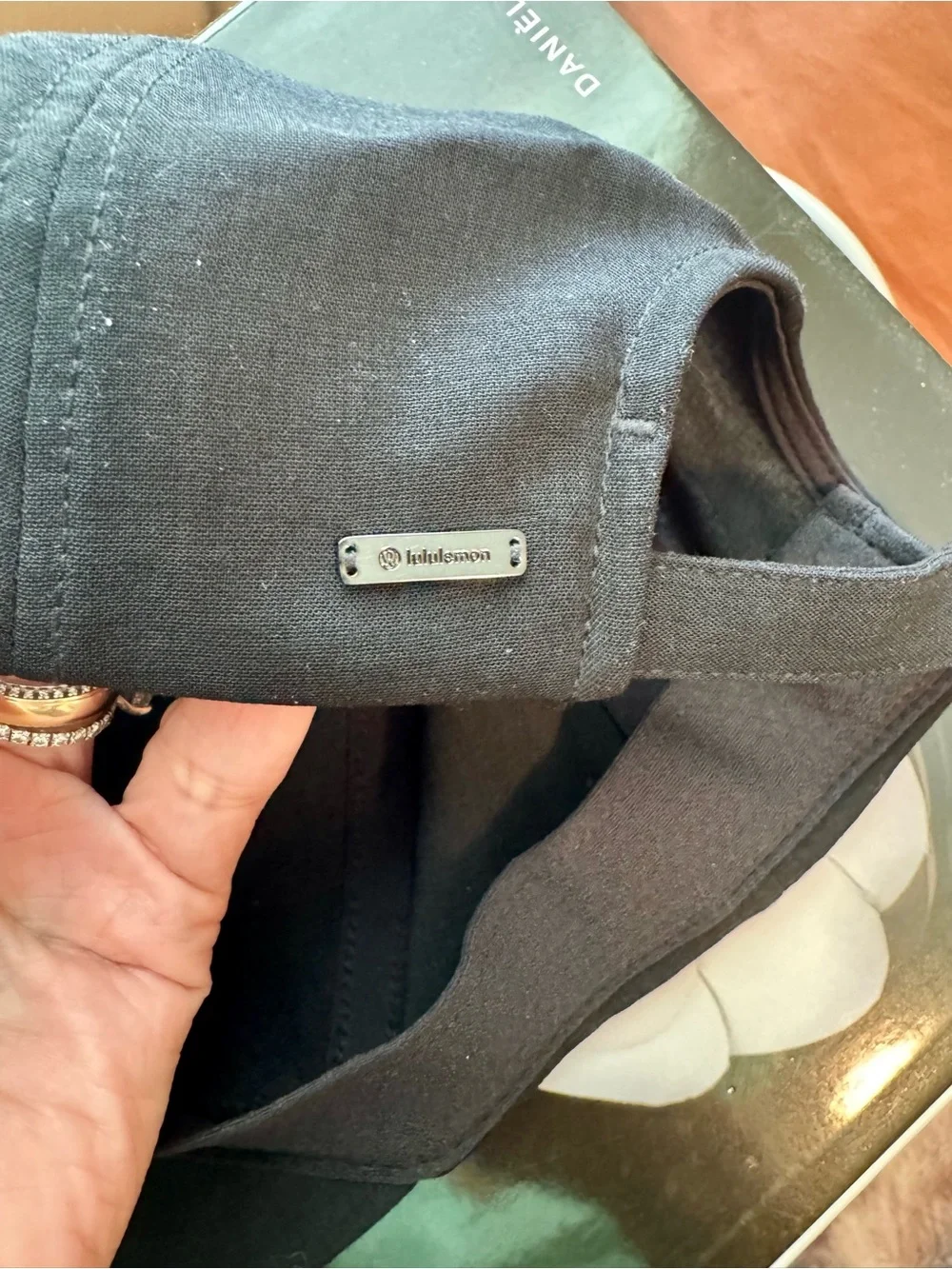 lululemon athletica Black Logo Baseball Cap